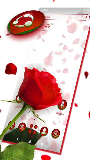 Rose Petals Launcher Theme screenshot 1