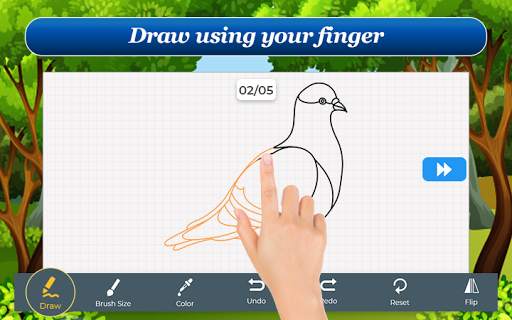 How to Draw Birds Step by Step स्क्रीनशॉट 5
