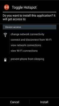 Wifi-Hotspot Toggle screenshot 1