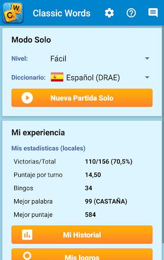 Classic Words en Español screenshot 5