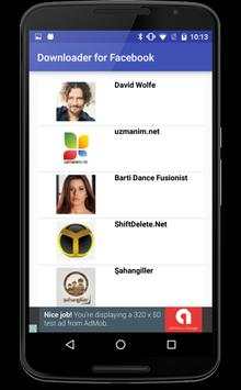 Downloader for Facebook Videos screenshot 2