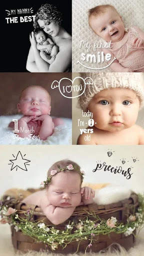 Baby Photo Editor : Monthly Milestone Stickers 2 تصوير الشاشة