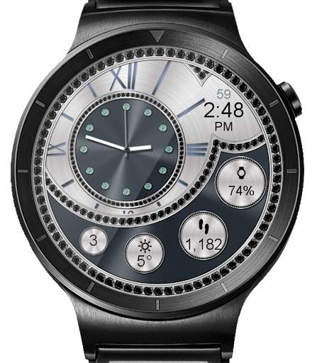 Diamond Bliss HD WatchFace Widget & Live Wallpaper screenshot 17