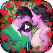 Heart Gif Photo Effect Video Maker With Music 2018 icon