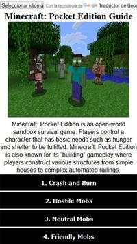 Guide for Minecraft Pocket screenshot 1
