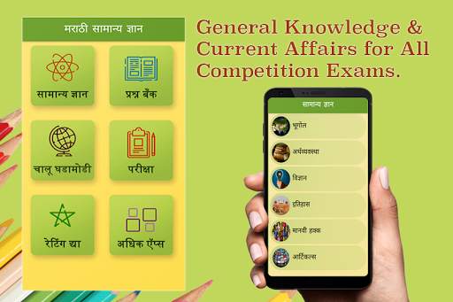 Marathi GK & Current Affairs 2019(Notes & MCQ) скриншот 1