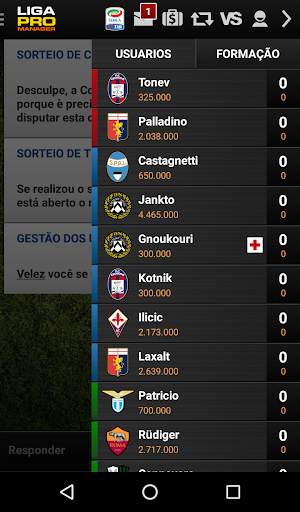 LigaPro Manager screenshot 4