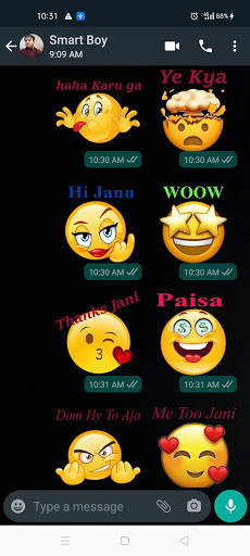 Funny Urdu Stickers for WhatsApp - Urdu Stickers screenshot 3