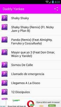 Daddy Yankee Musica y Letras 2 تصوير الشاشة