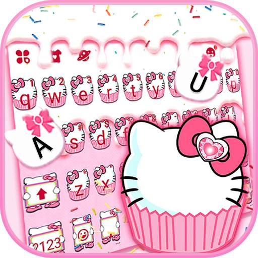 Cat Cupcake Keyboard Theme 1.0