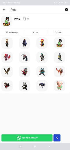 FF Stickers for whatsapp screenshot 2