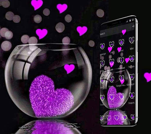 Pink Love Heart Theme screenshot 3
