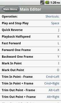 Shortcuts for Pinnacle Studio screenshot 4