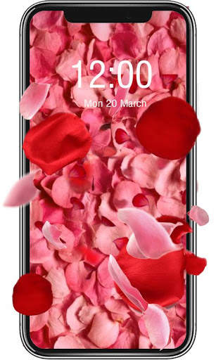 🌹 Rose Petals Live Wallpaper Free screenshot 4