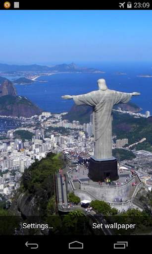 Flag of Brazil Live Wallpaper screenshot 4