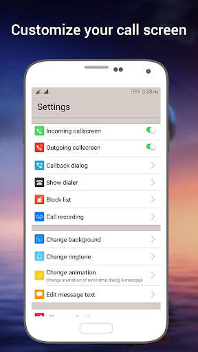 Phone X Full i Call Screen With Dialer скриншот 2
