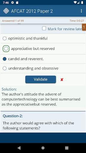 AFCAT Previous Papers free screenshot 4