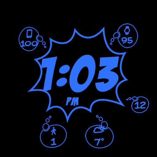 Comic Pow HD Watch Face screenshot 19
