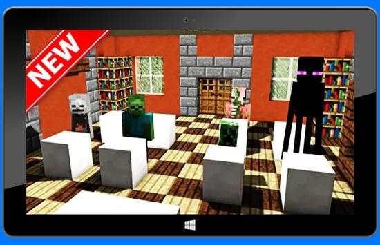 Monster School Granny Baldi Video screenshot 2