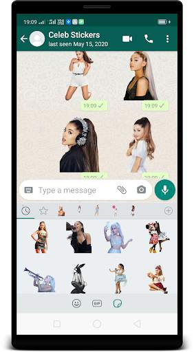 Ariana Grande WAStickerApps : Stickers 4 Whatsapp screenshot 7