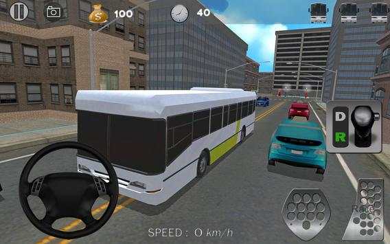 Bus Simulator 3D 2016 : City screenshot 3
