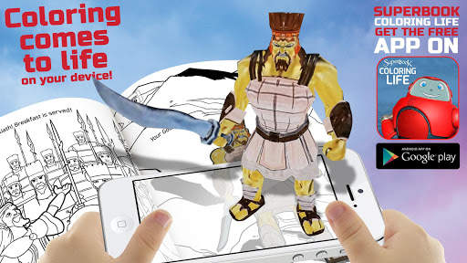 Superbook Coloring Life [AR] screenshot 3