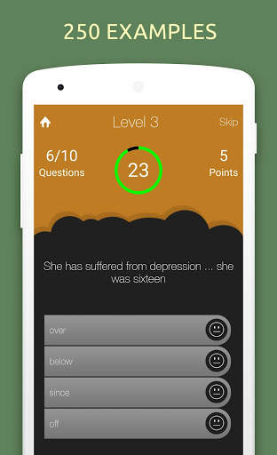 English Prepositions Quiz Game: Learn Prepositions screenshot 3