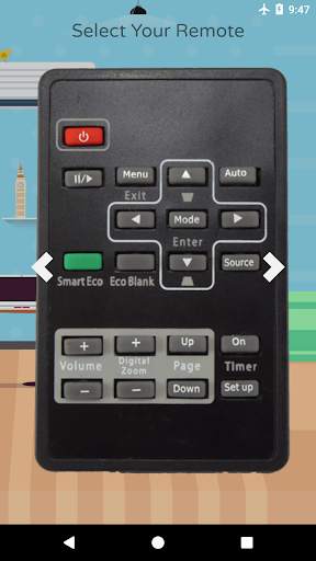 Remote Control For Benq Projector screenshot 3