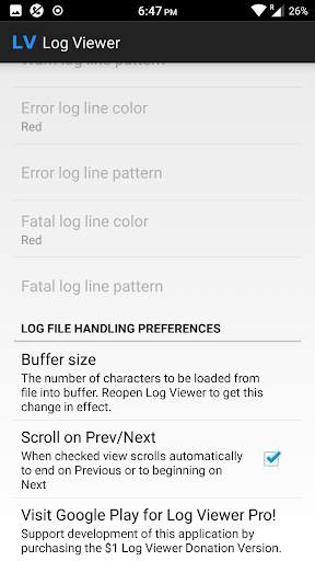 Log File Viewer Lite screenshot 7