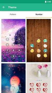 Green Applock Theme Purple screenshot 4