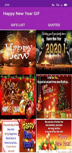 Happy New Year GIF 2021 8 تصوير الشاشة