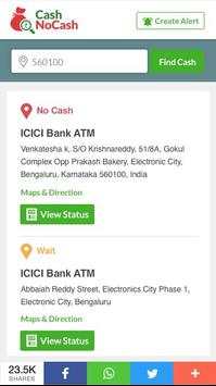 CashNoCash - ATM Finder app screenshot 2