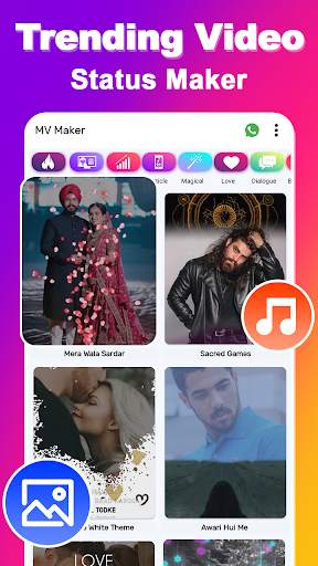 Video Status Maker - Made in India screenshot 1