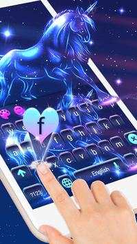 Magical Night Spirit Unicorn Keyboard screenshot 2