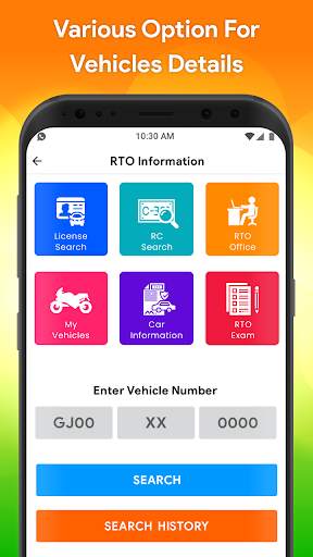 RTO Vehicle Information screenshot 1