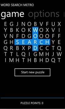 Word Search Metro Lite screenshot 1