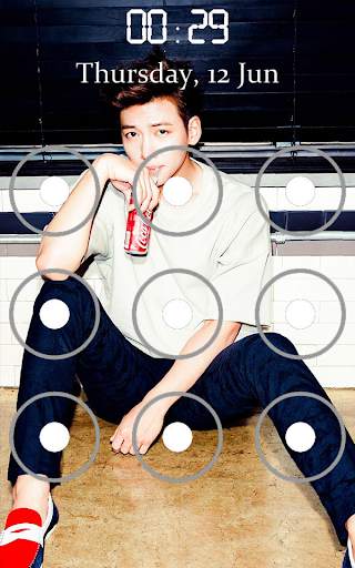 Ji Chang Wook Pattern Lock Screen screenshot 2