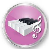 labeled key piano logo