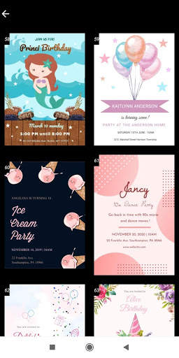 Invitation maker 2020 Birthday & Wedding card Free screenshot 8