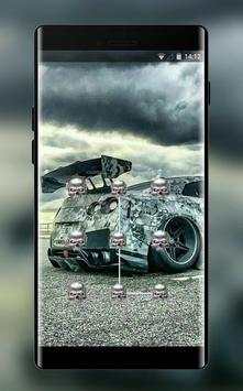 Metallic sports racing car theme screenshot 1