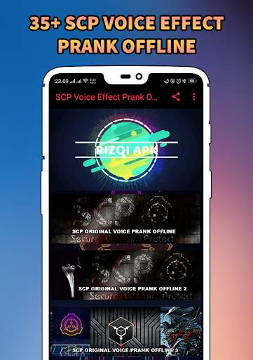 SCP Voice Effect Prank Offline screenshot 1
