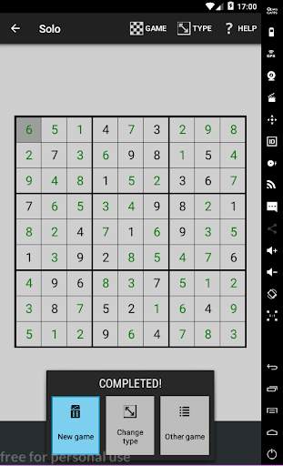 Sudoku Mobile Free screenshot 1