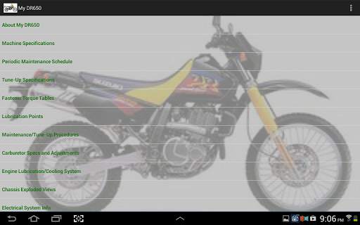 My DR650 screenshot 2