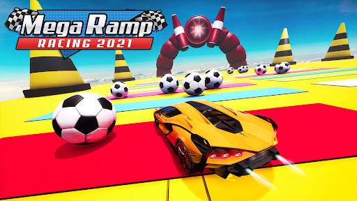 Mega Ramp Car Stunt Game screenshot 2