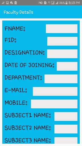 DEPARTMENT TIME TABLE GENERATOR APP screenshot 5