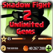 Unlimited Gems for Shadow Fight 2 Prank icon