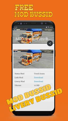 Mod Truck Canter Tawakal Bussid Oleng screenshot 7