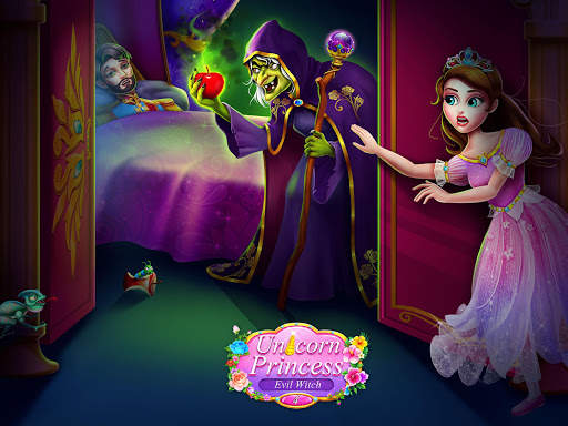 Unicorn Princess 4 — Evil Witch Salon Game screenshot 1