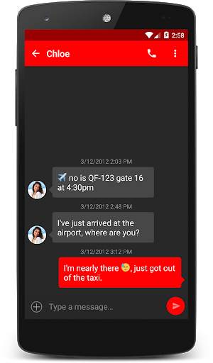 Red Theme (chomp) screenshot 2