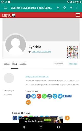 My Livescore Fans - Livescores, Fixtures, Results screenshot 10